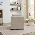 Gray Chenille Swivel Accent Chair, Single Seat, 360° Rotating