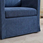 Gray Chenille Swivel Accent Chair, Single Seat, 360° Rotating