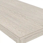 Grey Solid Wood Dining Table with Square Legs, Seats 4–6