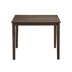 5-Piece Square Dining Set, Slat Back Chairs, Seats 4