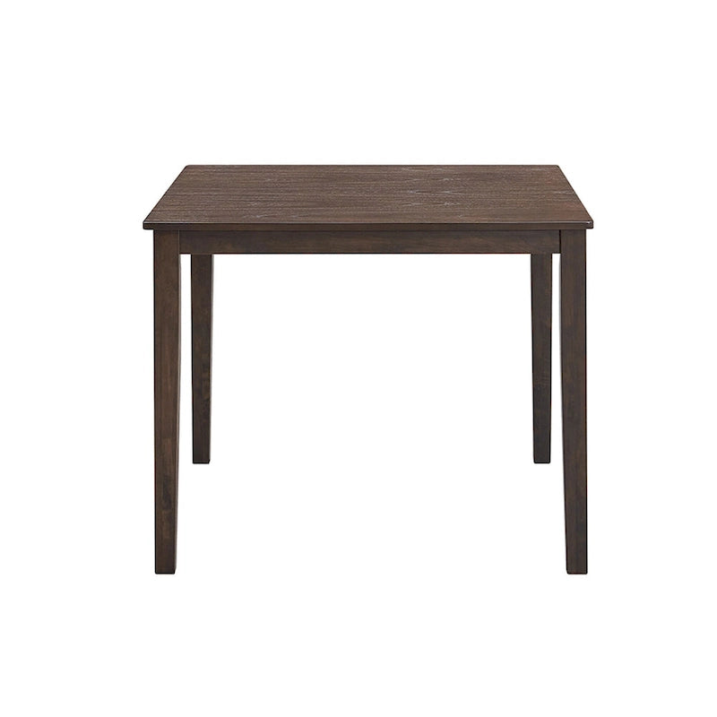 5-Piece Square Dining Set, Slat Back Chairs, Seats 4
