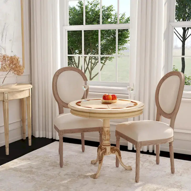 Dark Brown Round Pedestal Accent Table, Traditional Style, Single