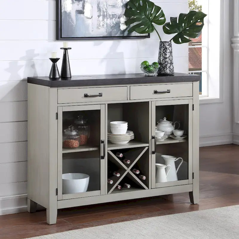 Steve Silver Hasbrook 7-Piece Dining Set with Optional Server
