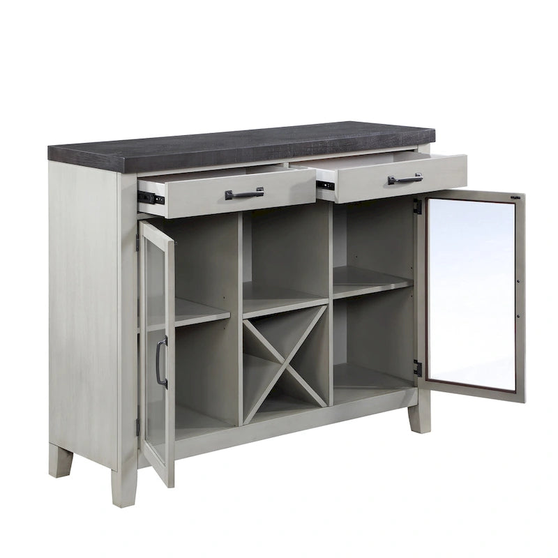 Steve Silver Hasbrook 7-Piece Dining Set with Optional Server