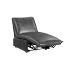 Espresso / Acorn Faux Leather Power Recliner, Single Seat
