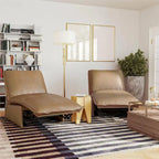 Espresso / Acorn Faux Leather Power Recliner, Single Seat