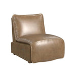 Espresso / Acorn Faux Leather Power Recliner, Single Seat