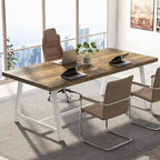 6FT Rectangle Conference Table, 70.87 Meeting Table for 6-8 People