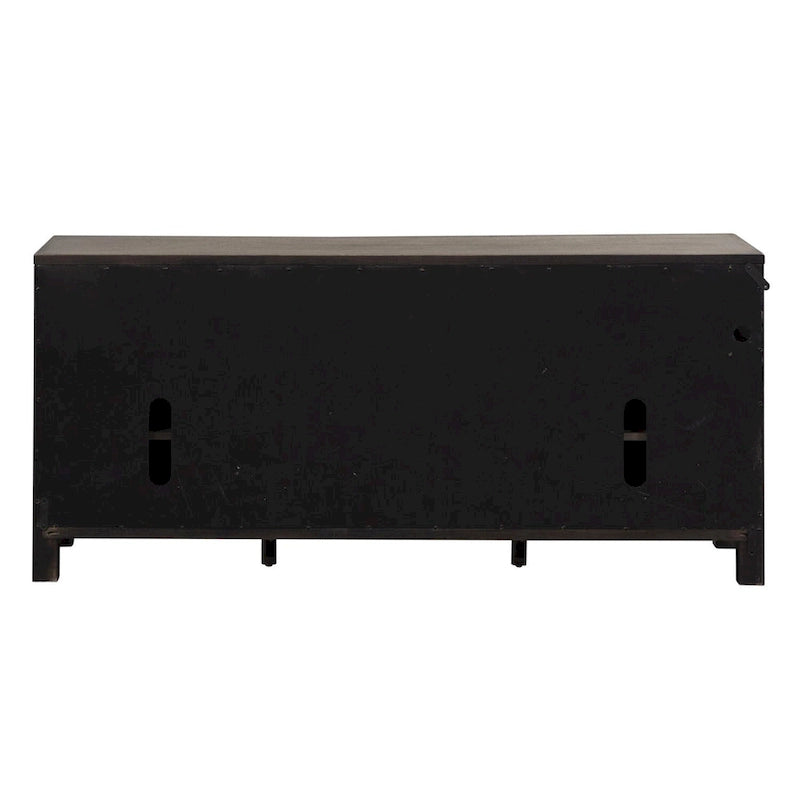 Dusty Charcoal Distressed 66" TV Console, Fits up to 72" TVs