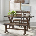 Simple Living Mandeville 4-piece Solid Wood Dining Set with Bench