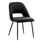 Porthos Home Orde Velvet Dining Chairs with Steel Legs, Set of 2