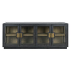 Classic Home Larson 90 Glass Reclaimed Pine Sideboard